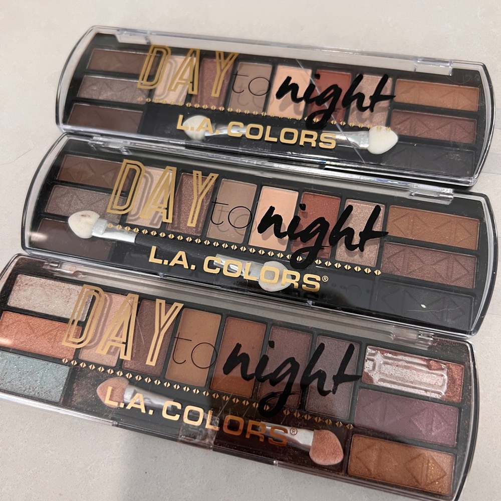(3) L.A. Colors Day to Night Palette Bundle